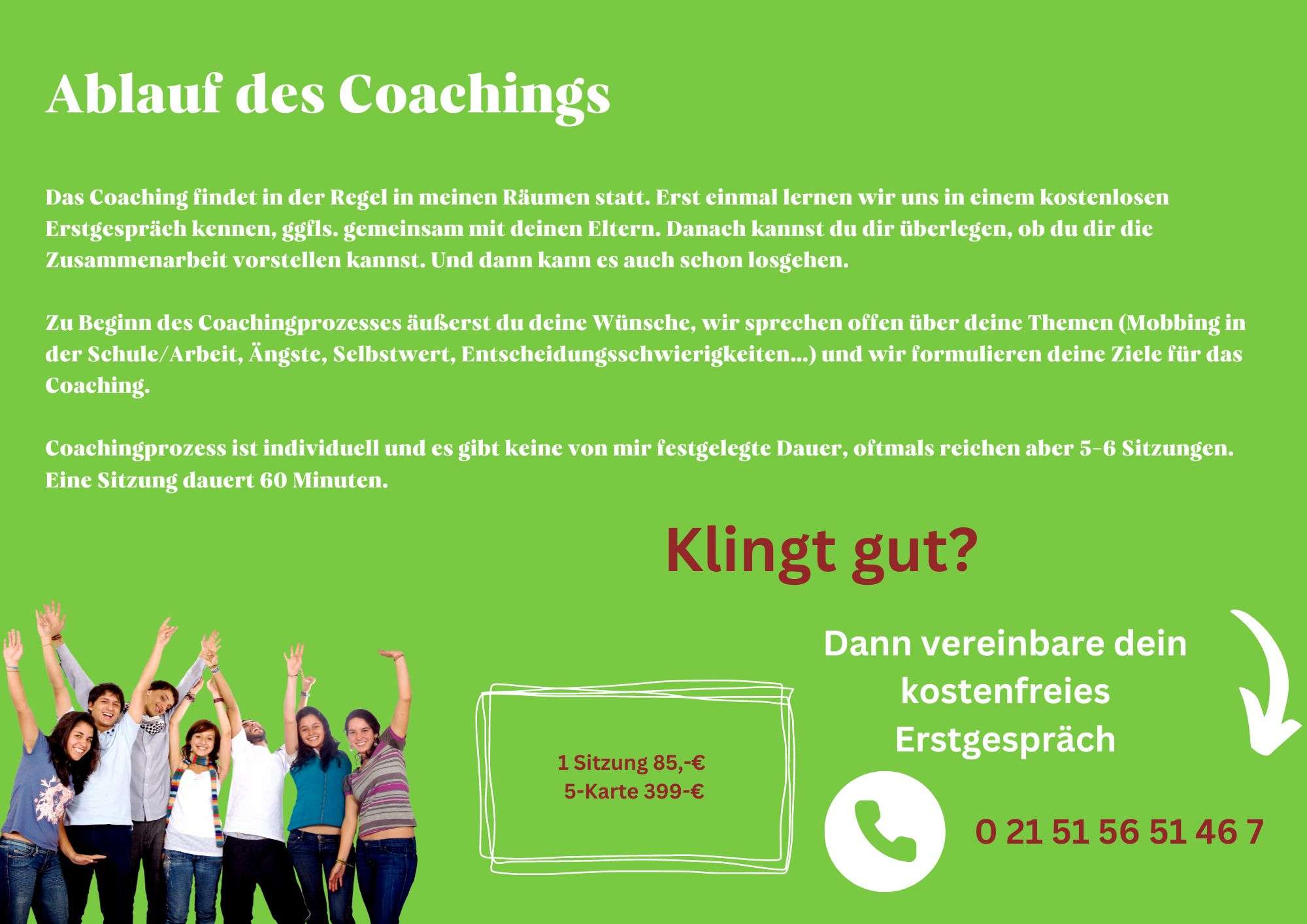 Ablauf Coaching klein